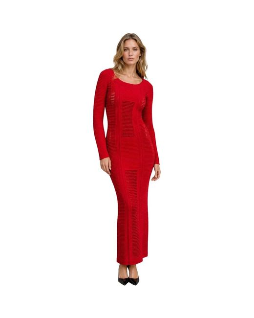 Balmain Knitted Jurken in het Red
