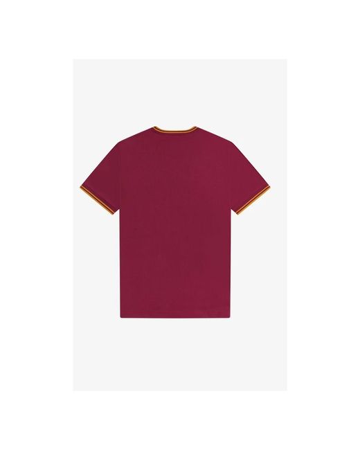 Fred Perry Shirts in het Red voor heren