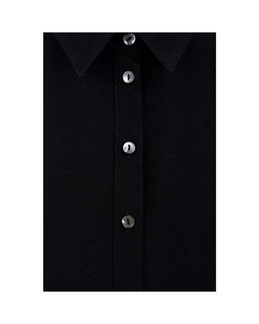 Douuod Woman Black Shirt Dresses