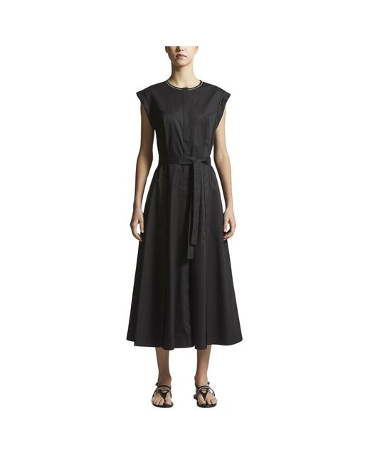 Peserico Midi Dresses in het Black