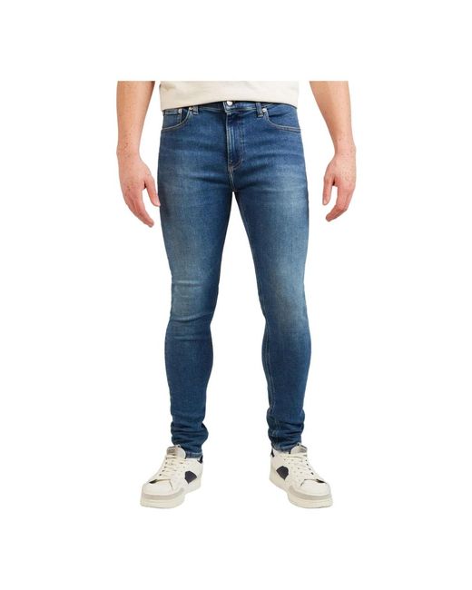 Jeans skinny uomo di Calvin Klein in Blue da Uomo