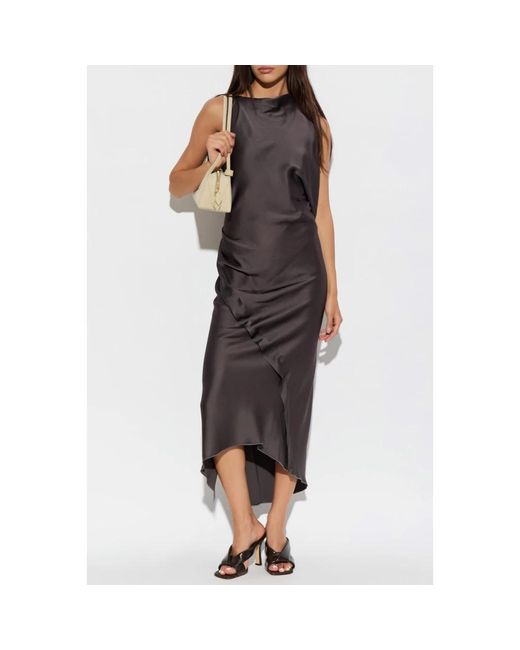 Victoria Beckham Brown Midi Dresses