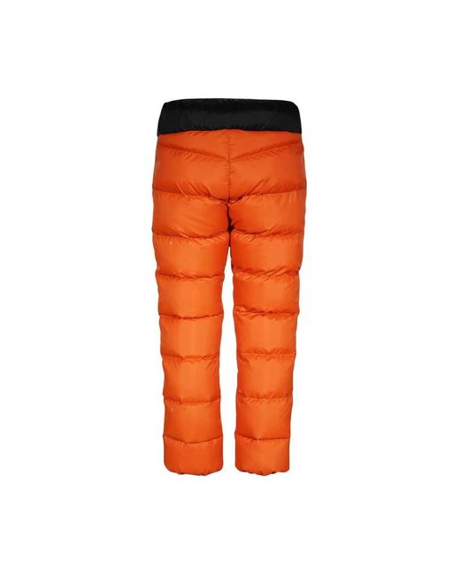 Ostrya Fitness ,Oranje ,Nylon Contrasterende Nylon Skibroek in het Orange voor heren
