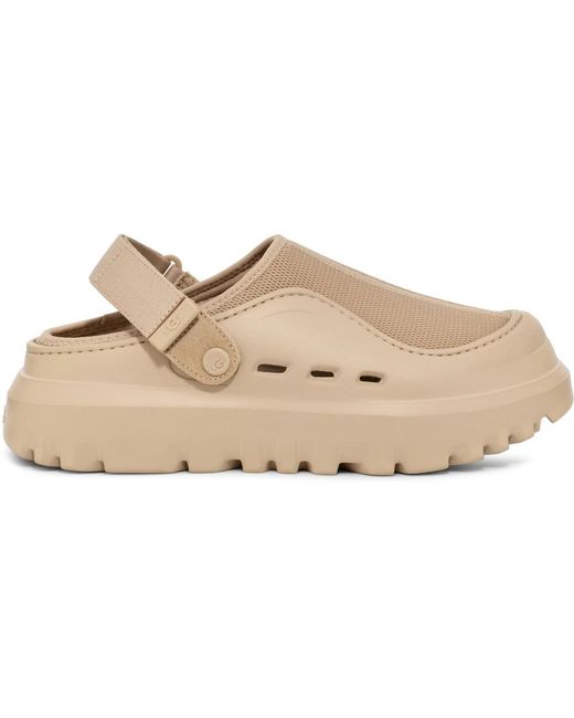 Clogs Ugg de color Natural