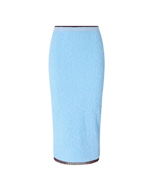 Pinko Blue Midi Skirts