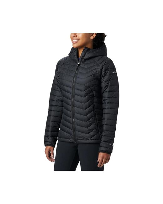 Columbia Jassen ,Zwart ,Powder Lite Zwarte Jas in het Black