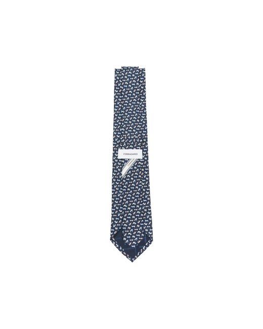 Ferragamo Blue Ties & Bow Ties for men