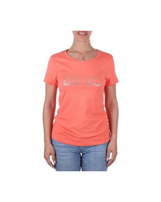 Liu Jo Red Basic t-shirt