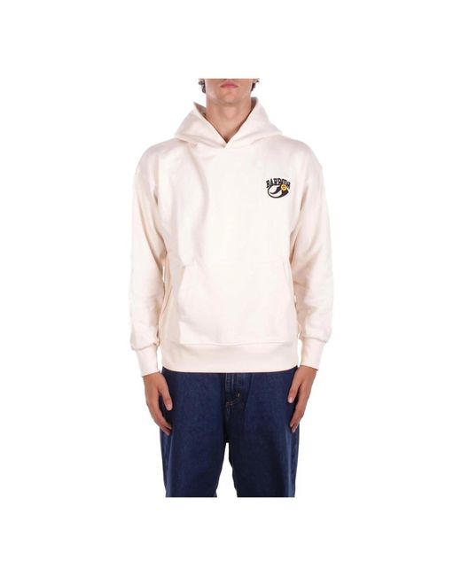 Barrow Hoodie Met Voor- En Achterprint in het Blue voor heren