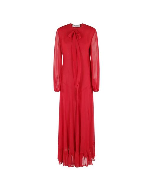 Philosophy Di Lorenzo Serafini Red Maxi Dresses