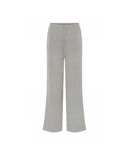 Trousers > wide trousers GUSTAV en coloris Gray