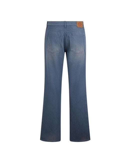 Prada Blue Flared Jeans for men