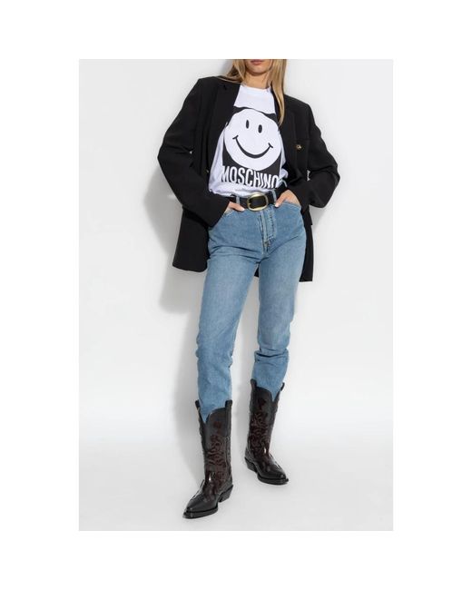 Moschino Blue Straight Jeans