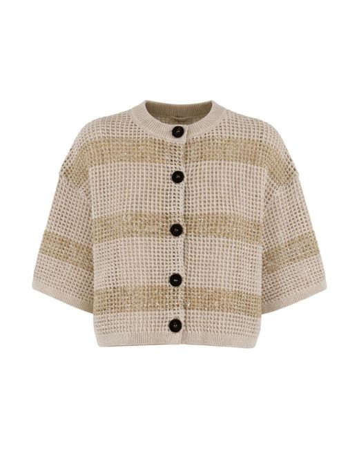 Brunello Cucinelli Natural Cardigans