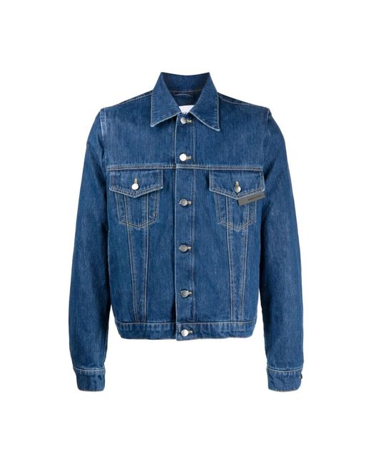Bianca Saunders Blue Denim Jackets for men