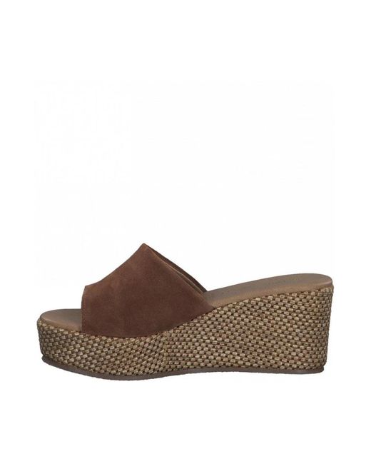 Marco Tozzi Brown Wedges