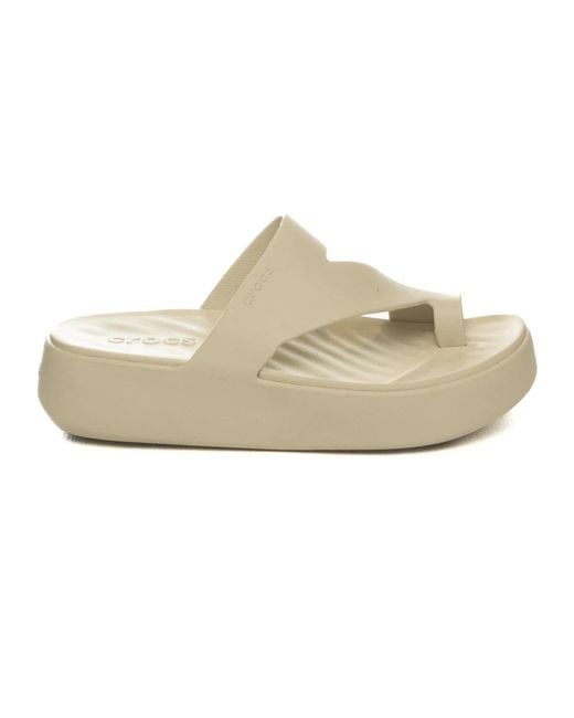 Flip Flops CROCSTM en coloris Natural
