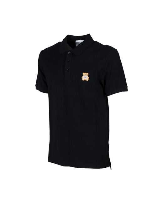 Moschino Black Polo Shirts for men