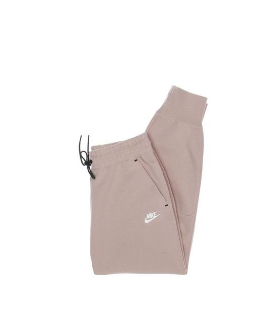 Nike Fitness ,Roze ,Katoen Tech Fleece Lightweight Trainingsbroek in het Pink