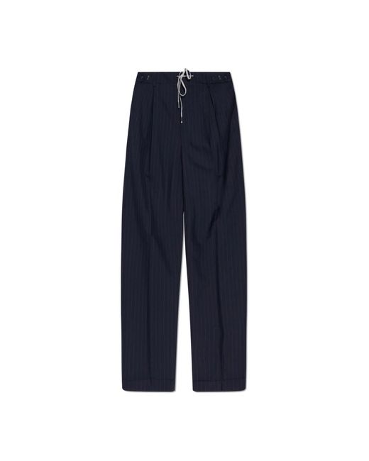 Maison Margiela Straight Trousers in het Blue voor heren