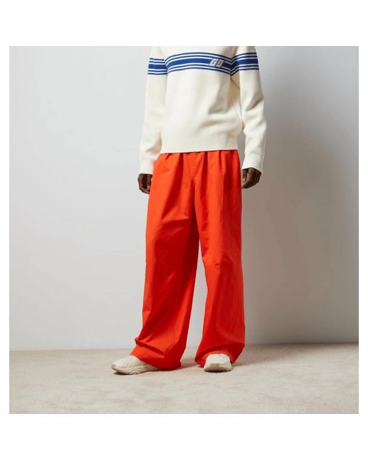 Gucci Red Wide Trousers for men