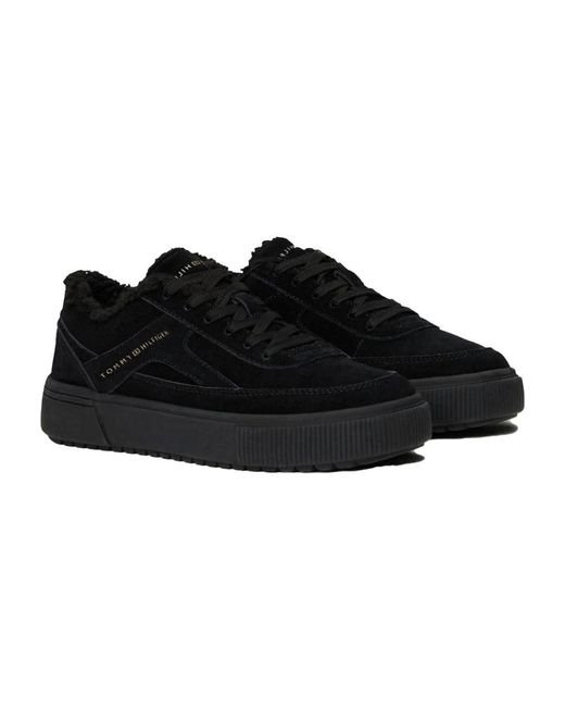 Tommy Hilfiger Black Sneakers