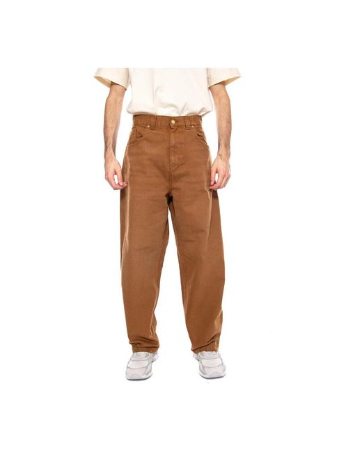 Carhartt Brown Wide Trousers for men