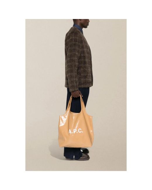 A.P.C. Natural Shopping Bags for men