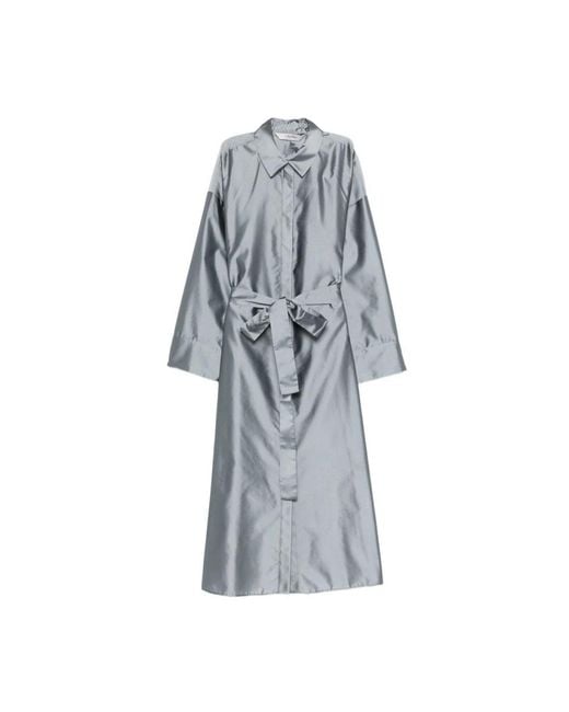 Max Mara Gray Shirt Dresses