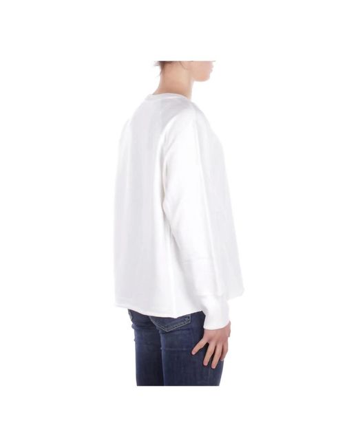 Dondup White Long Sleeve T-Shirts