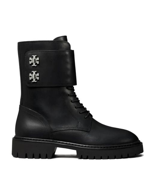 Tory Burch Black Turnlock Ankle Boot