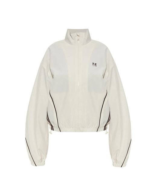 P.E Nation Linear Jacket in het White