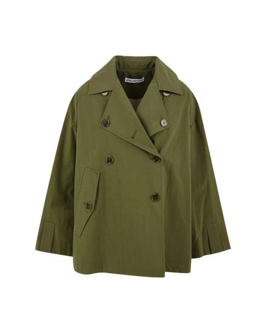 Coats > trench coats Attic And Barn en coloris Green