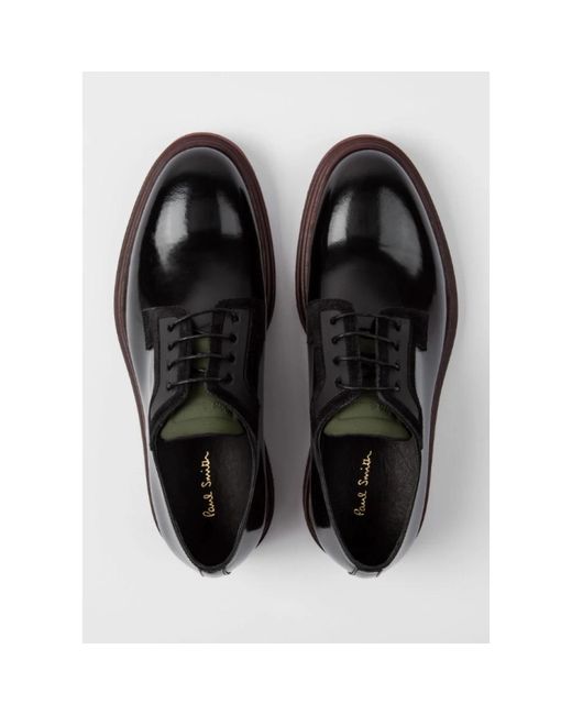 Paul Smith Black Laced Shoes for men