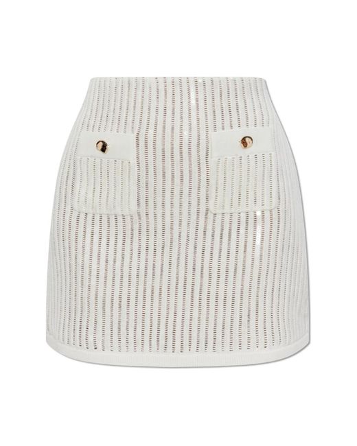 Short Skirts Self-Portrait en coloris White