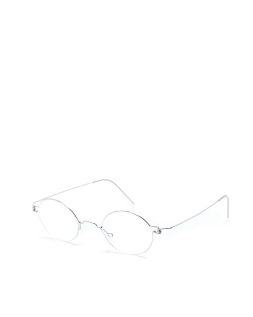 Lindberg White Glasses