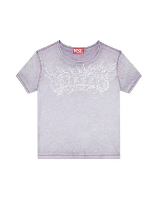 DIESEL Purple T-Shirts