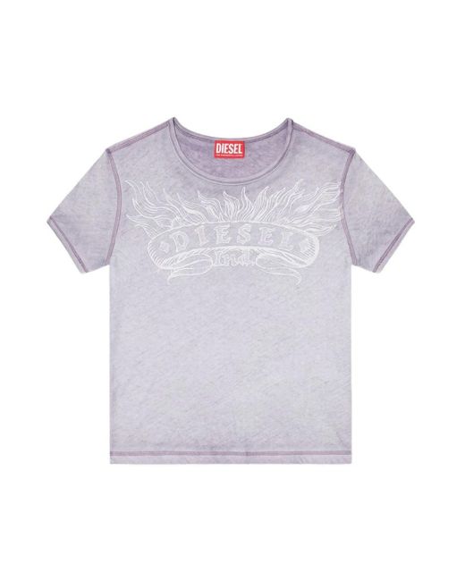 DIESEL Tops ,Paars ,Top in het Purple