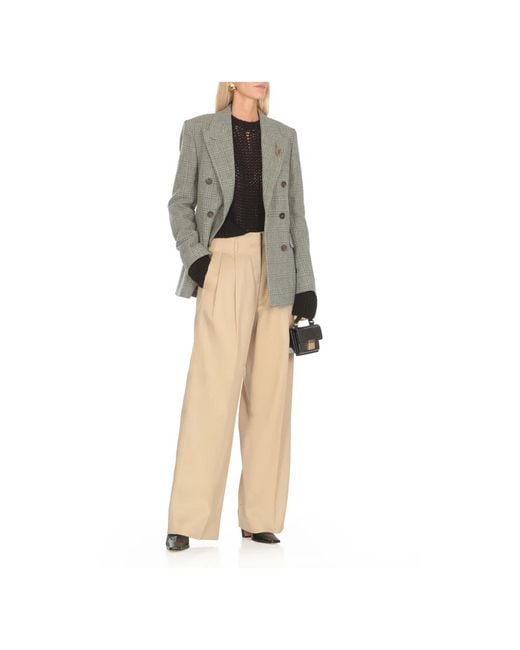 Golden Goose Deluxe Brand Natural Virgin Wool Pants