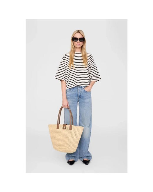 Anine Bing White T-Shirts