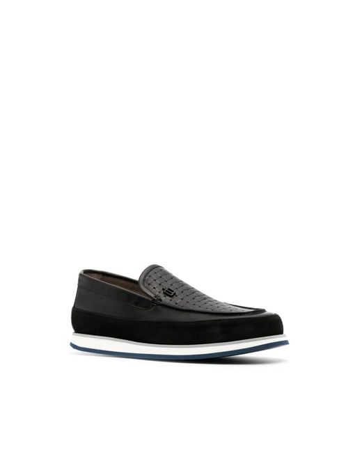 Baldinini Elegante schwarze loafers in Black für Herren