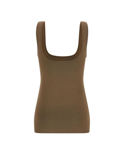 Entire studios Brown Sleeveless Tops