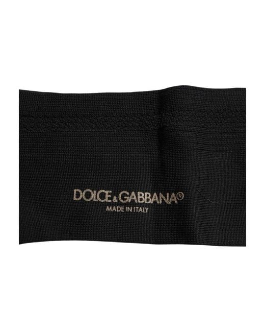Socks di Dolce & Gabbana in Black da Uomo