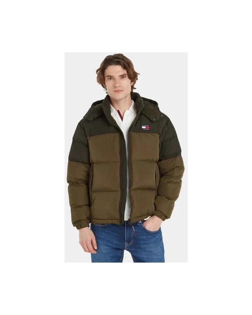 Tommy Hilfiger Green Down Jackets for men