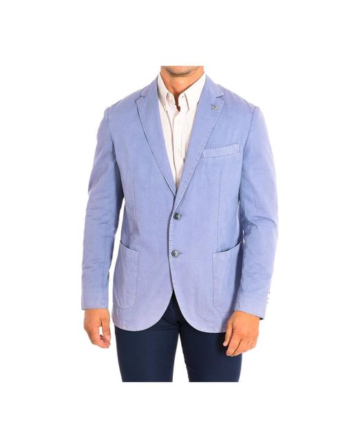 La Martina Blue Formal Blazers for men
