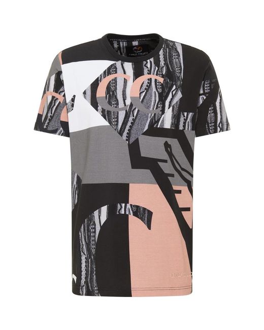 carlo colucci Black T-Shirts for men