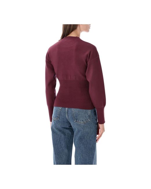 Anine Bing Red Imane Strickpullover
