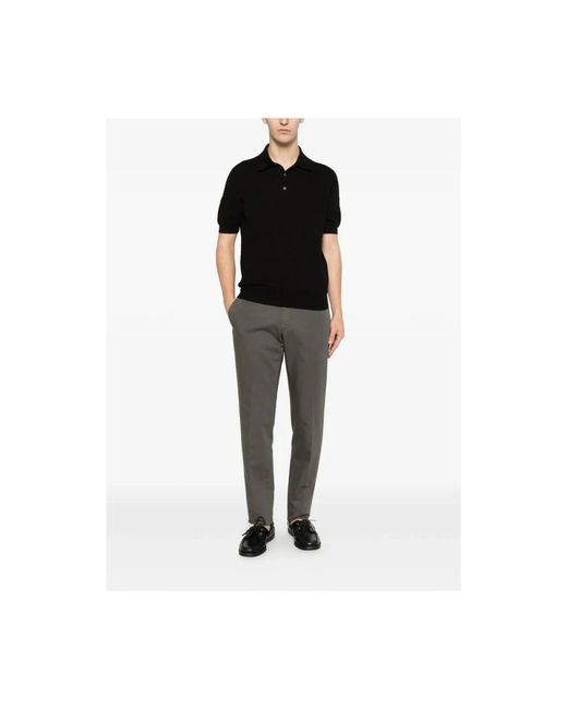La Fileria Black Round-Neck Knitwear for men