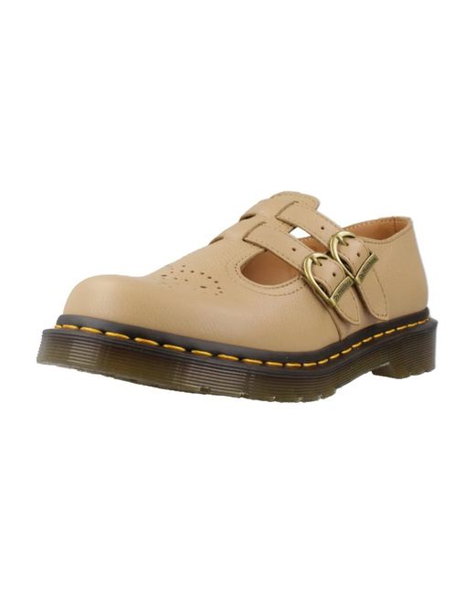 Dr. Martens Natural Flat Shoes