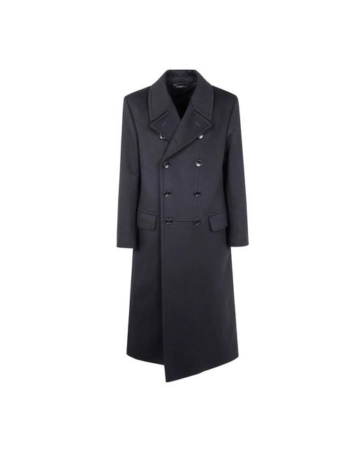 Tom Ford Blue Double-Breasted Coats for men
